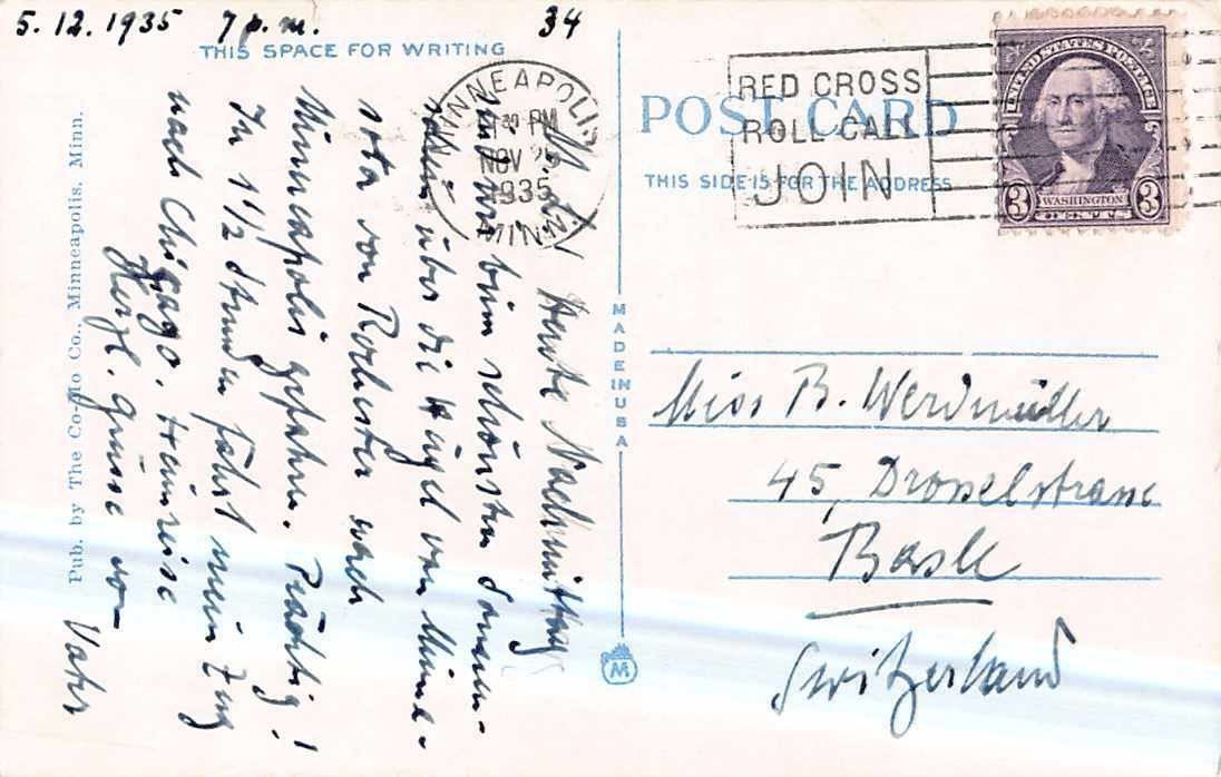 Cartes postales: Exotische Ansichtskarte MINNEAPOLIS – D'occasion à Winterthur par SchatzchischtliWinti 1