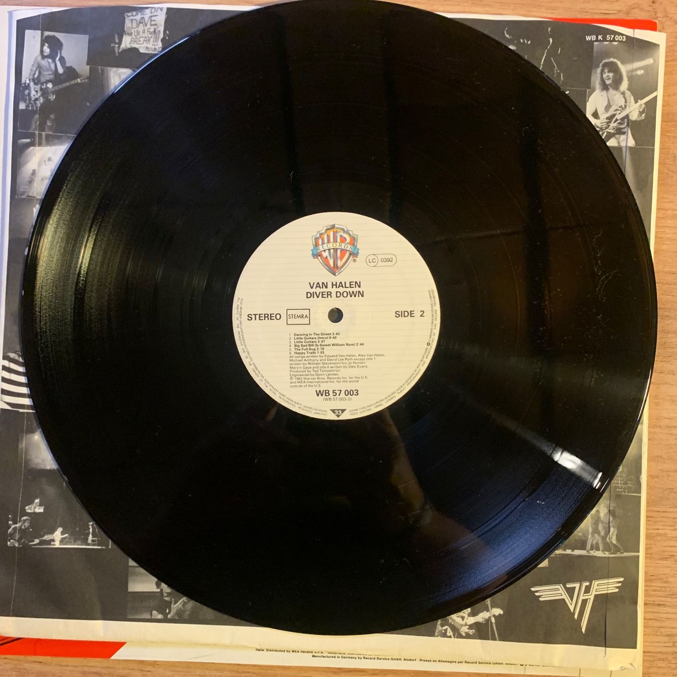 Schallplatten: VAN HALEN - DIVER DOWN...OG NL 1982...VG++/VG++ – Gebraucht aus Gals von Diskopat 3