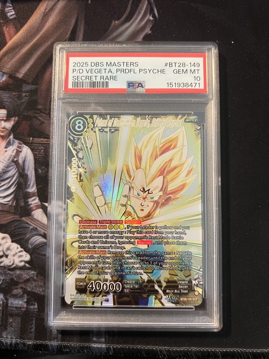 Bandai Cartes à collectionner: Vegeta, Prideful Psyche PSA10 – Neuf (Voir description) à Arbon par Pokelino