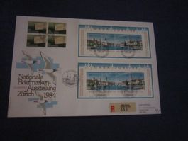 Grossbrief NABA nazionale Briefmarkenausstellung 1984
