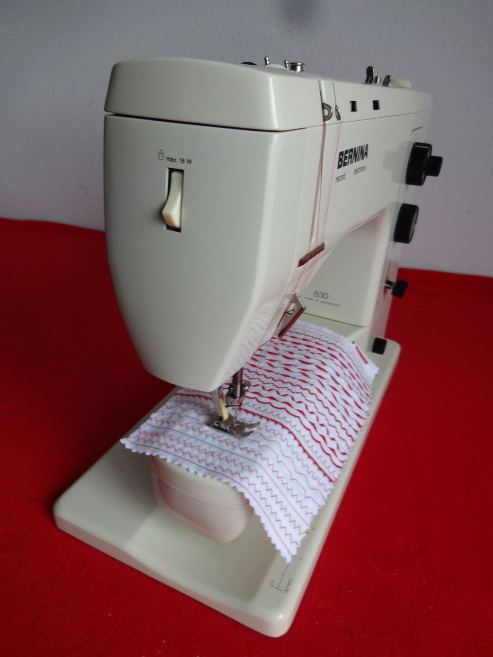 Bernina Nähmaschinen: "BERNINA Record - 830 Elec." Revidiert mit 4 - Mon.Garantie – Gebraucht aus Frauenfeld von Riaa 5