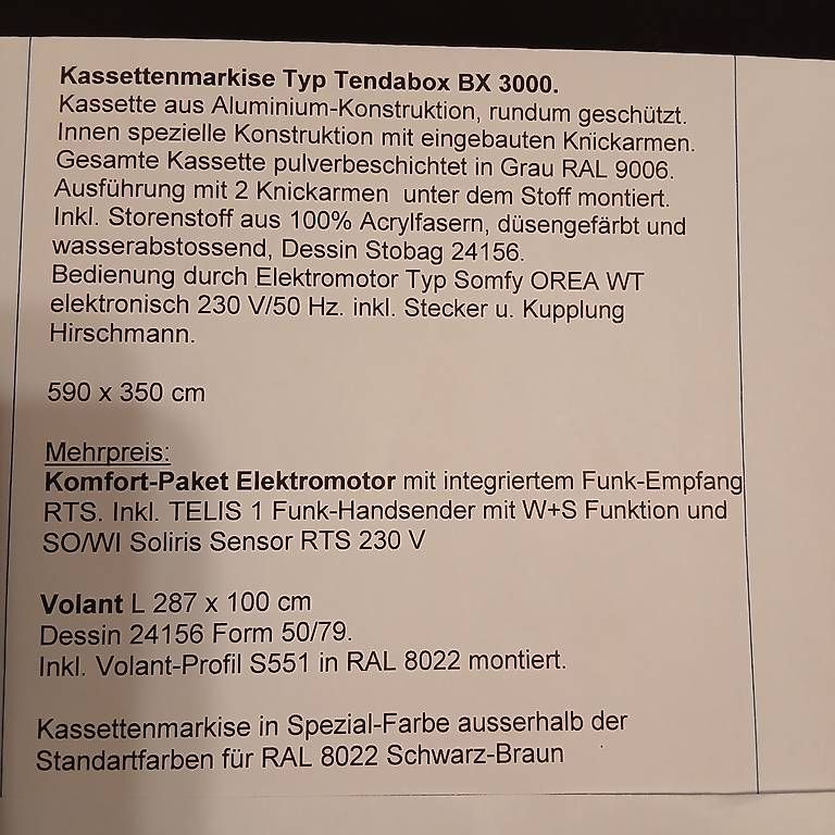 Stobag Markisen: Sonnenstore/ Gelenksmarkise Stobag – Gebraucht aus Emmen von bri_b8fh 4