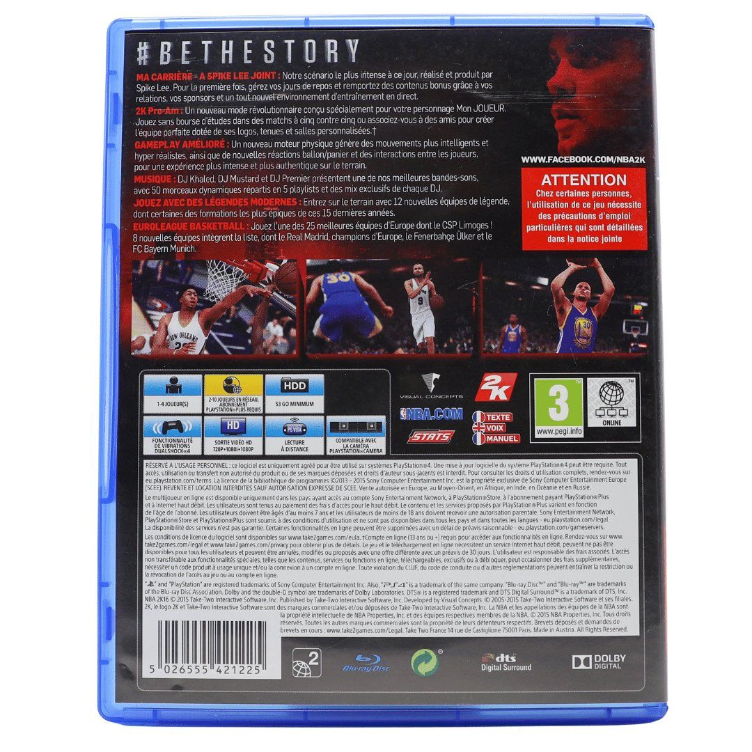 Giochi: NBA 2K16 - PS4 – Usato da Paudex venduto da dindeboy 1