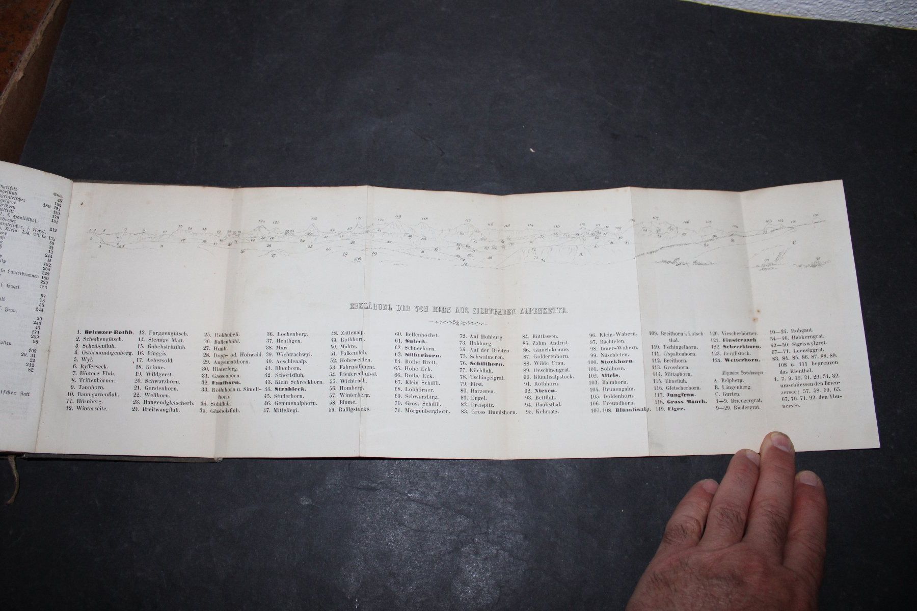 Libri: STUDER,DAS PANORAMA VON BERN,MIT GEFALTETER ALPENANSICHT,RAR – Usato da Guensberg venduto da Herzaktion 1