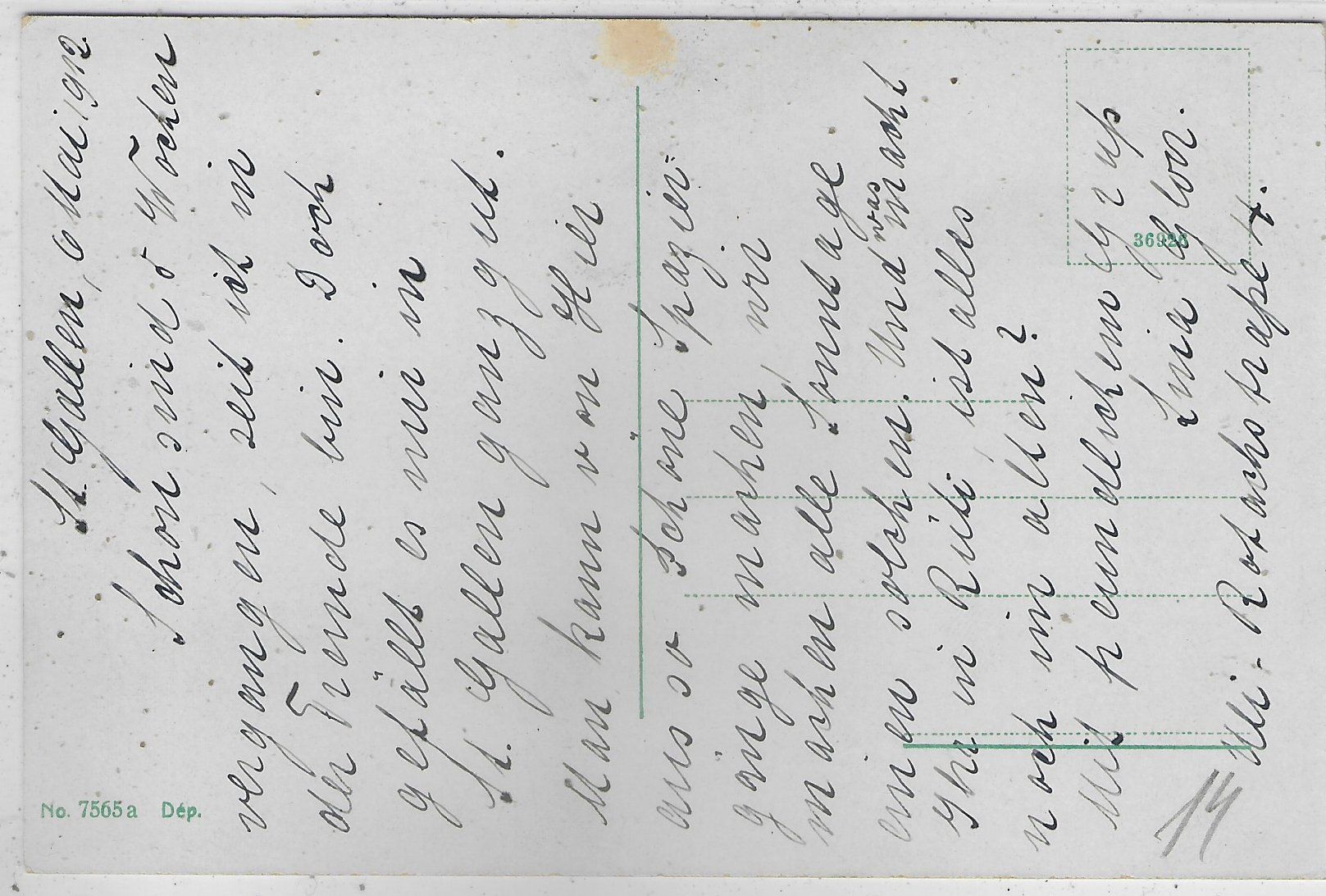 Cartoline postali: St. Gallen - Gottfried-Keller-Viadukt – Usato da Ettingen venduto da Kartenplanet 1