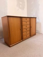 3 tlg. Mid Century Eiche Kommode Sideboard Schweizer Produkt