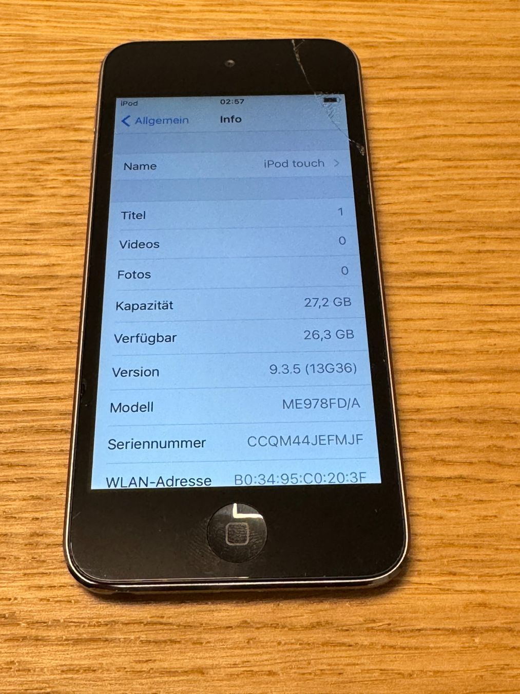 Apple Lecteur media portable: iPod Touch 5th gen – D'occasion à Zollikofen par lagavulin03 2