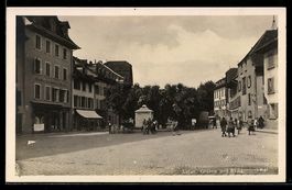 AK Aarau, Graben und Kriegerdenkmal