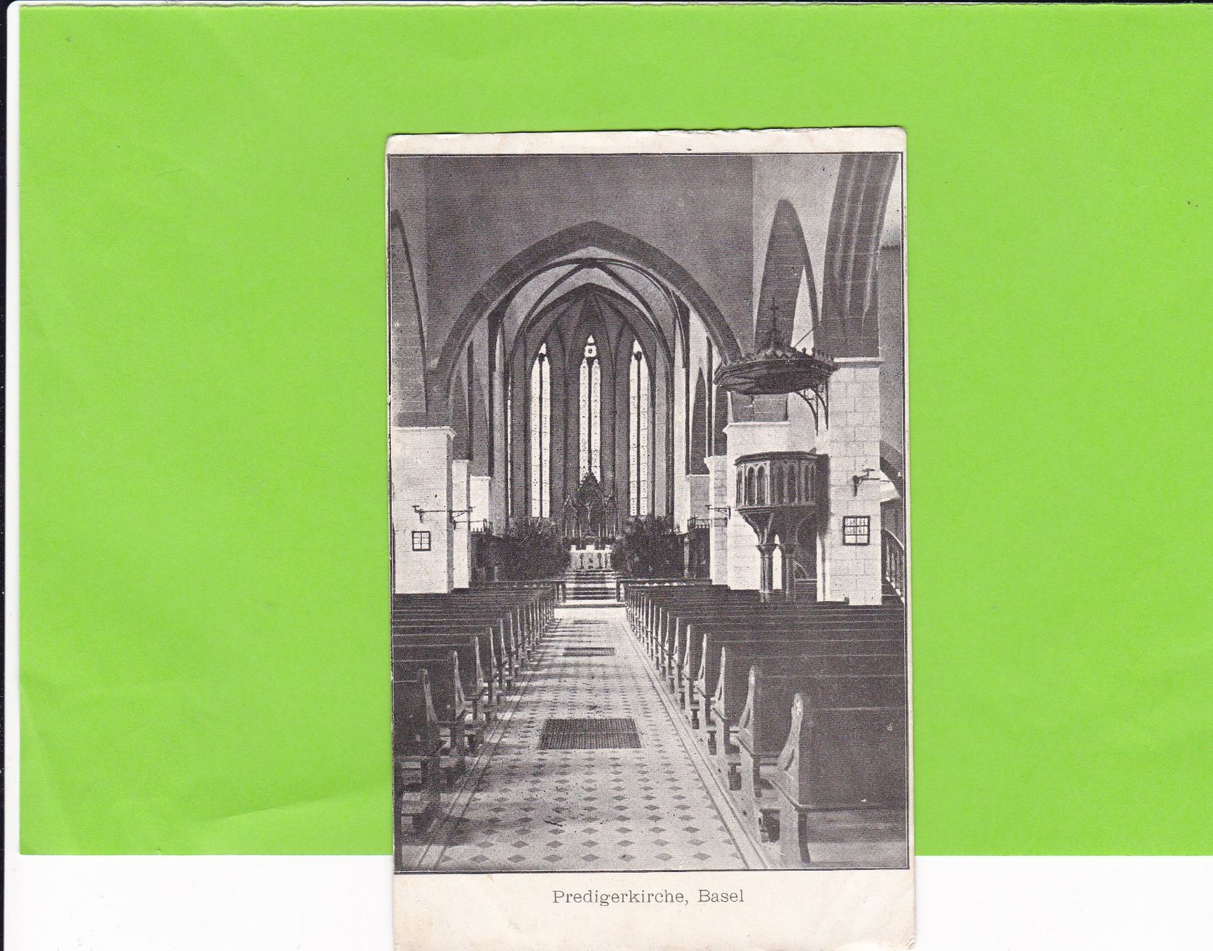 Cartes postales: Predigerkirche Basel--1910 – D'occasion à St. Peterzell par neckertal