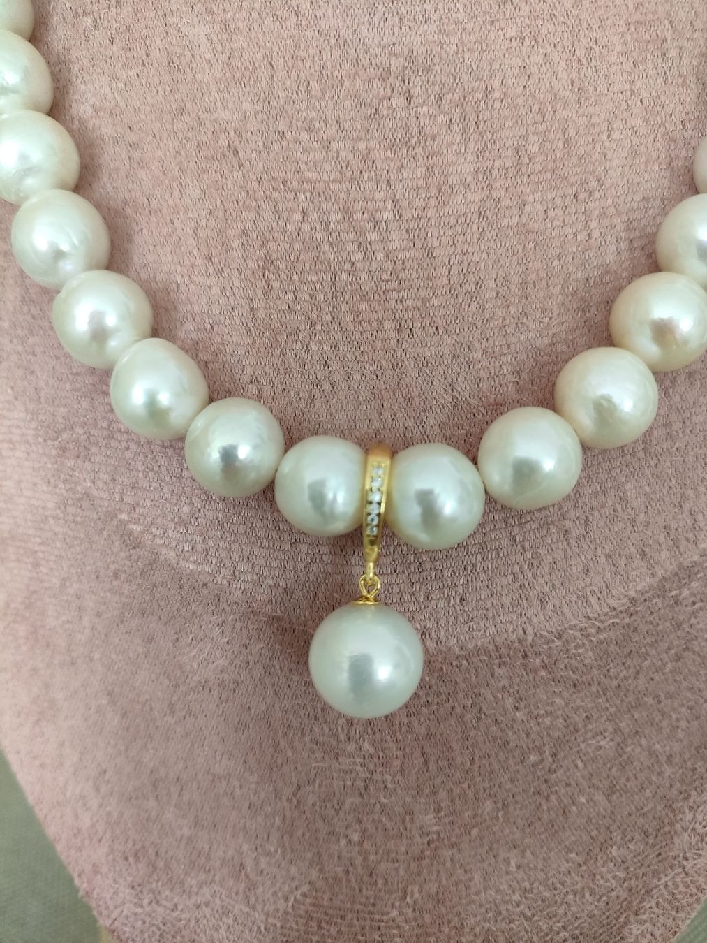 Catenine: Süsswasserperlen Kette mit Anhänger – Nuovo e nell'imballaggio originale da Bern venduto da Lidia.5 1