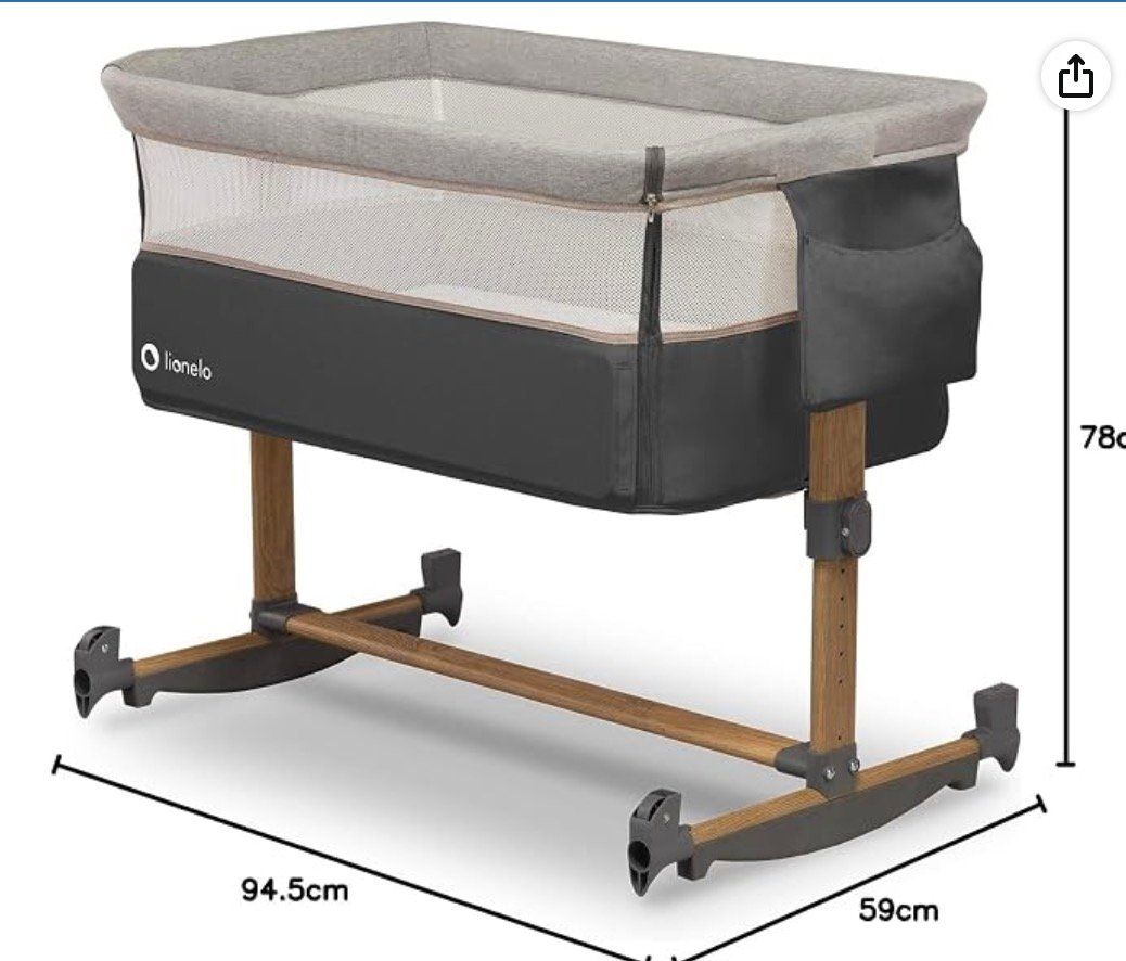 Sdraiette & Sdraiette a dondolo: Lionelo Leonie 3-in-1 Baby Cot, Rocking Function – Usato da Adliswil venduto da pim_7zcb 2