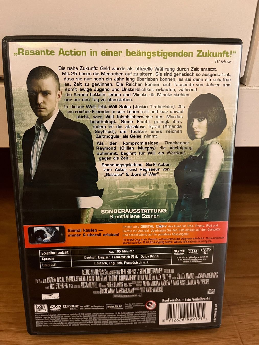 Tutti i DVDs: In Time – Usato da Lauenen b. Gstaad venduto da Nagi1 1