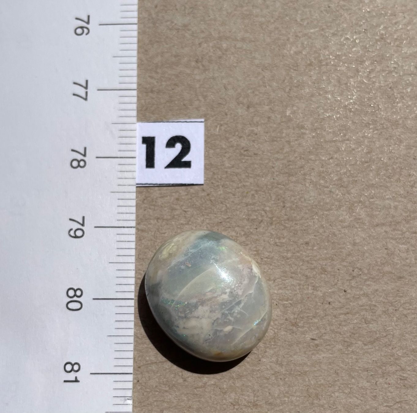 Fossili: Cabochon Opal echt  neu gross       TOP Geschenk Idee – Nuovo e nell'imballaggio originale da Leuggern venduto da gemshow 5