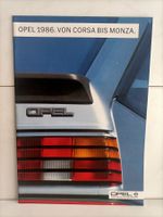 Brochure Catalogue Opel 1986 (Allemagne) (12070)