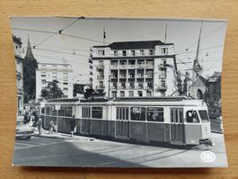 AK Zürich Paradaplatz mit Tram