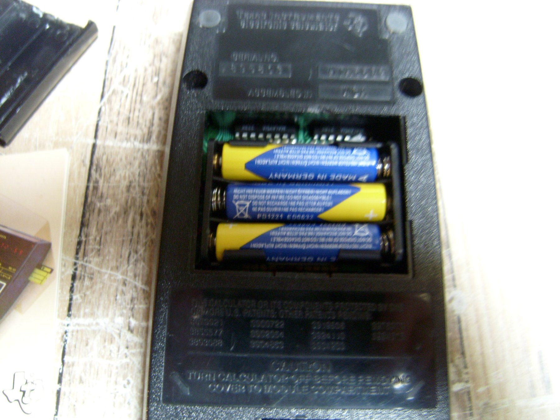 Texas Instruments Taschenrechner: TI-59, Master Lib Modul,Texas Instruments,Standard Batterien – Gebraucht aus Mauren TG von nochbilligerjakob 1