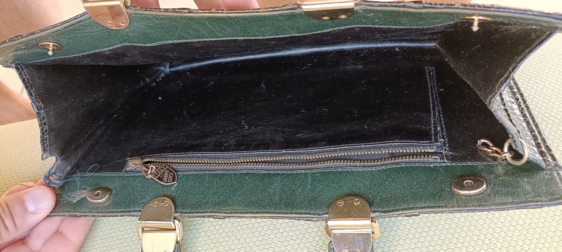 Borse da donna: Krokodiltasche aus echtem Leder pochette – Usato da Porza venduto da tbch 4