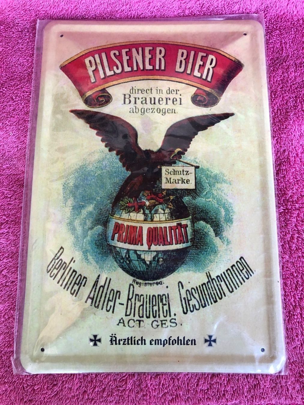 Insegne: Pilsener bier Brauerei werbung – Nuovo (secondo la descrizione) da Reinach AG venduto da rares75