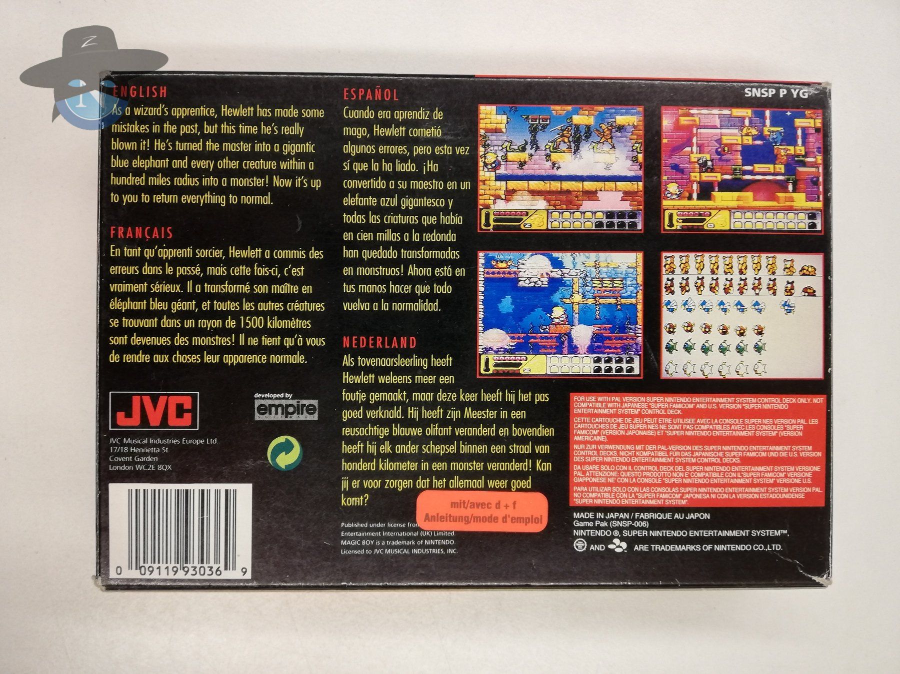 Nintendo Giochi: Magic Boy / Super Nintendo SNES – Usato da St. Gallen venduto da zorro_dc 1