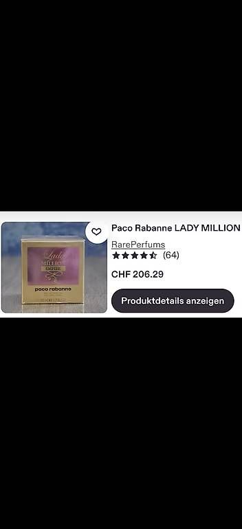 Profumi & Eau de Toilette: Lady Million Empire 50ml – Usato da Luzern venduto da VStore 2