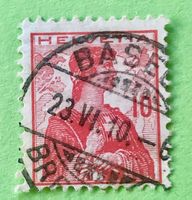  Nr.120 Brustbild der Helvetia mit Schwert GESTEMPELT    