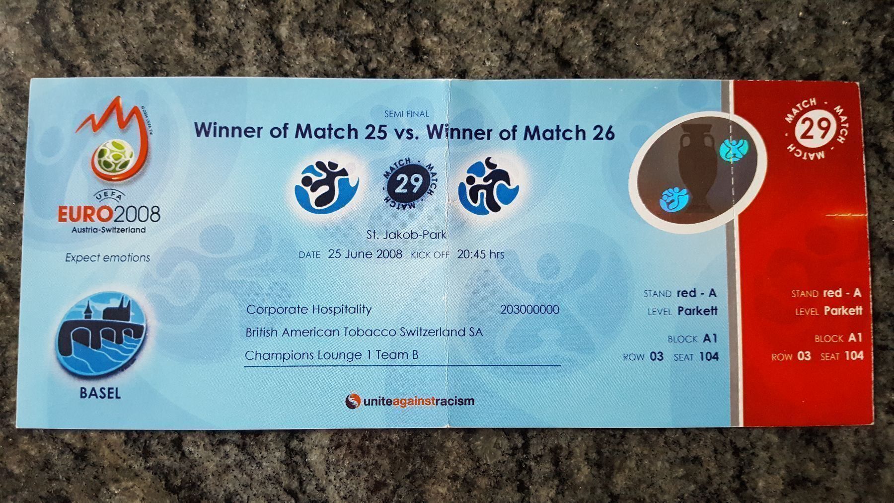 Vino: FUSSBALL TICKET WEIN EURO 2008 – Nuovo (secondo la descrizione) da Wengi b. Büren venduto da Ot1000 9