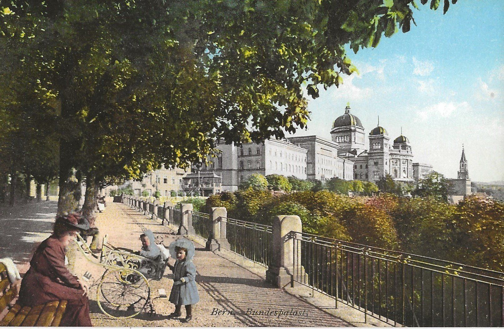 Cartoline postali: Bern, Kinderwagen – Usato da Frauenfeld venduto da Merk52