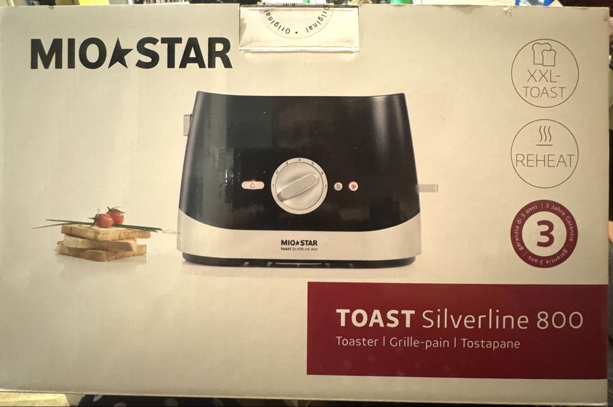 Mio Star Appareils de cuisine: Mio Star Toast Silverline 800 – Neuf avec emballage d'origine à Basel par maulwurf012