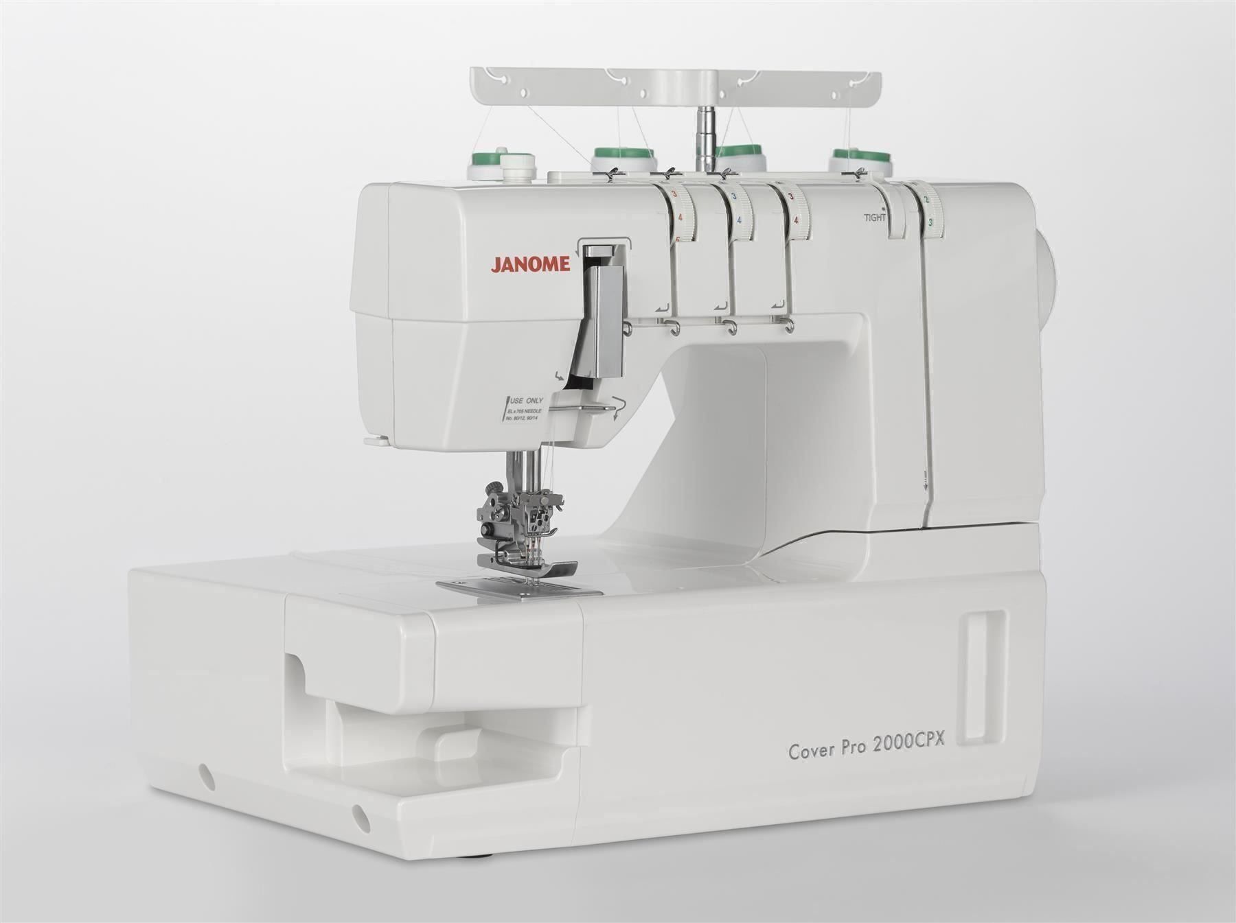 Macchine da cucire: Janome Cover Pro 2000 CPX Nähmaschine – Nuovo e nell'imballaggio originale da Bottighofen venduto da zaap 1