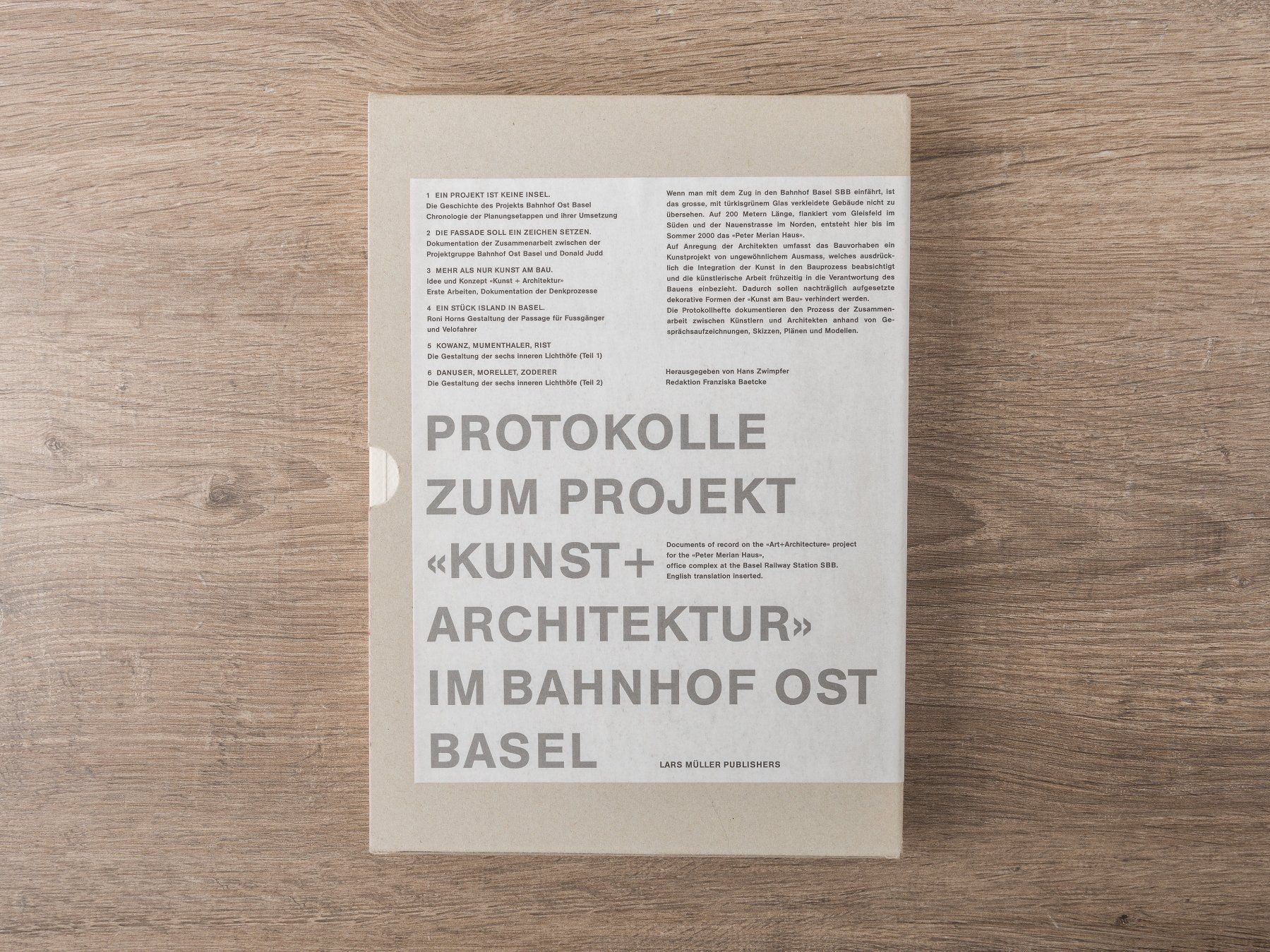 Libri: 6 Protokollhefte Kunst + Architektur im Bahnhof Ost Basel – Usato da Ziefen venduto da sin_2chk 5