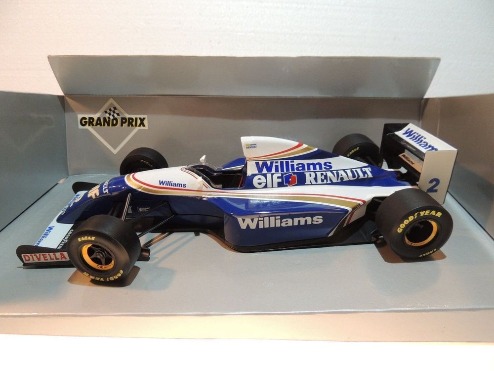 Miniature F1 Williams Renault FW15 Ayrton Senna N°2 – Minichamps 1/18 – Occasion (sans Boîte)