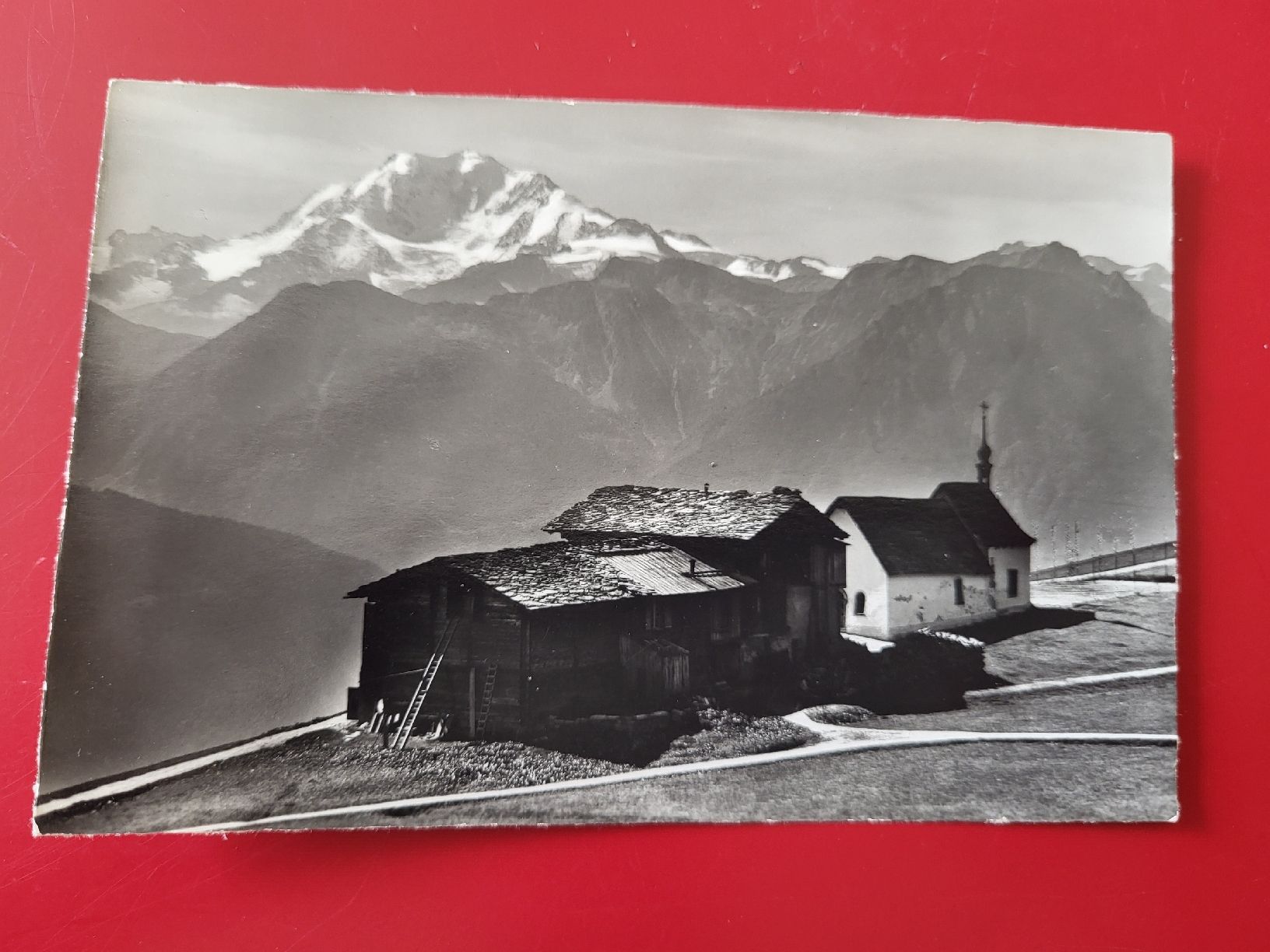 Ansichtskarten: riederalp kapelle – Gebraucht aus Hauterive NE von Belem