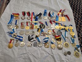 Grosse Sammlung Kleintier Medaillen diverse Jahrgänge