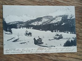 Alte PK / Arosa - Winter Gelaufen 1906
