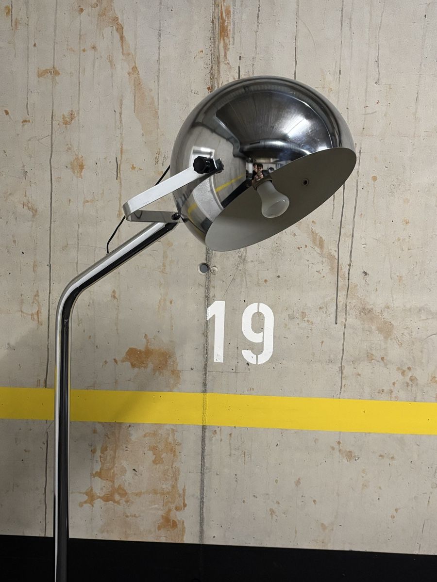 Lampen: Space Age Chrome Floor Lamp Design – Gebraucht aus Lugano von fynd_rrkivio 5