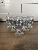 6 anciens verres Ricard Anisette
