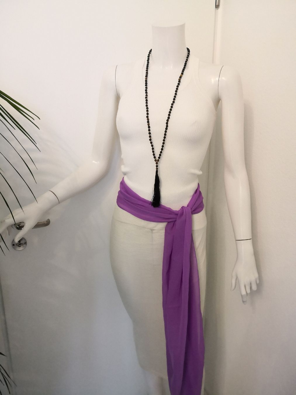 Gürtel: 🤩BOHO-CHIC CHIFFON-GüRTEL VIOLET NEU – Neu (gemäss Beschreibung) aus Olten von Naja-Twins-Twins 4