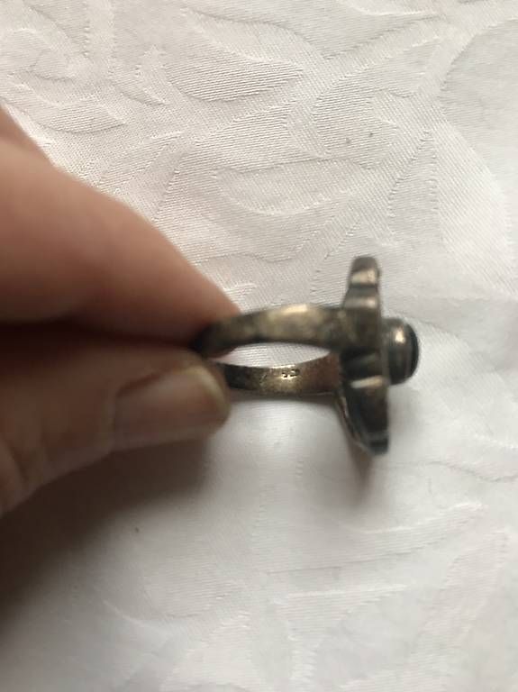 Anelli: Silberring mit Onyx  – Usato da Zürich venduto da kel_x6fk 1