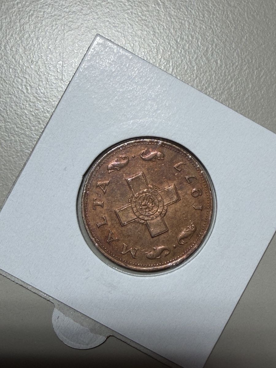 Toutes les monnaies: Malte - 1 cent - 1977 – D'occasion à Payerne par Mike1682 1