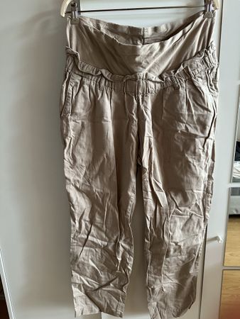 H&M Mama Gr. L, Schwangerschaftshose, 100% Baumwolle 