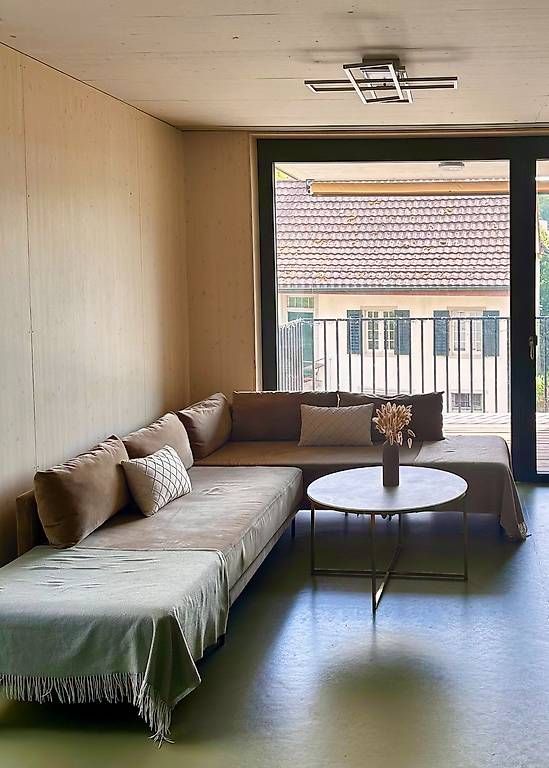 Sofas: Velvet Corner Sofa + Marble Table (Good Condition) – Gebraucht aus Zürich von moh_wx5z 1