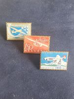 Briefmarken 3 Pin-Set Pro Aero 1938-1963 Helvetia