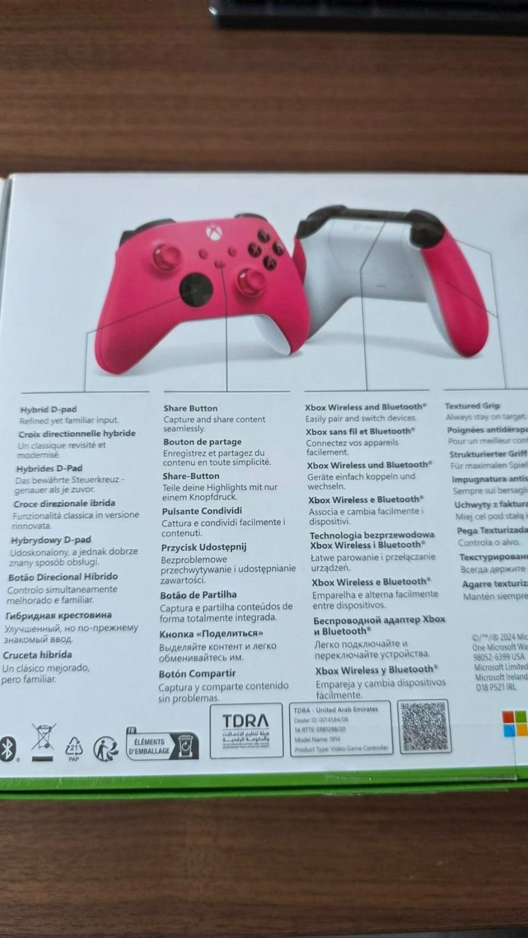 Microsoft Controller: Microsoft Xbox Wireless Controller Deep Pink mit OVP – Usato da Wil SG venduto da Silvan225 1