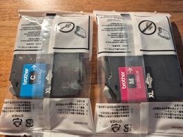 Brother LC125XL-C und LC125XL-M