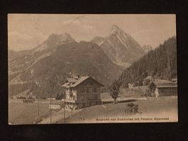 von Schönried mit Pension Alpenrose - AK  - 1898