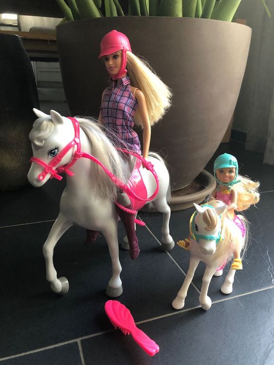 Barbie - Reitset Barbie Und Chelsea Mit Pferd Und Pony | Kaufen Auf Ricardo