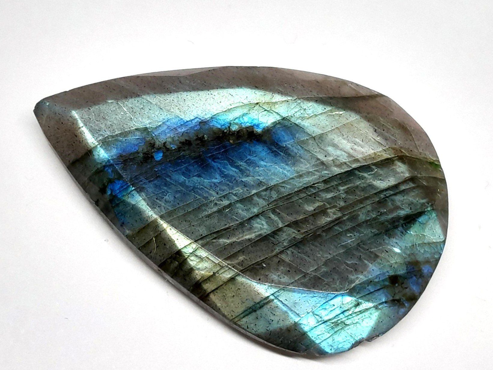 Pietre preziose: 1x Labradorite poire > 42.00 ct – Nuovo (secondo la descrizione) da Grimisuat venduto da Valgem 1