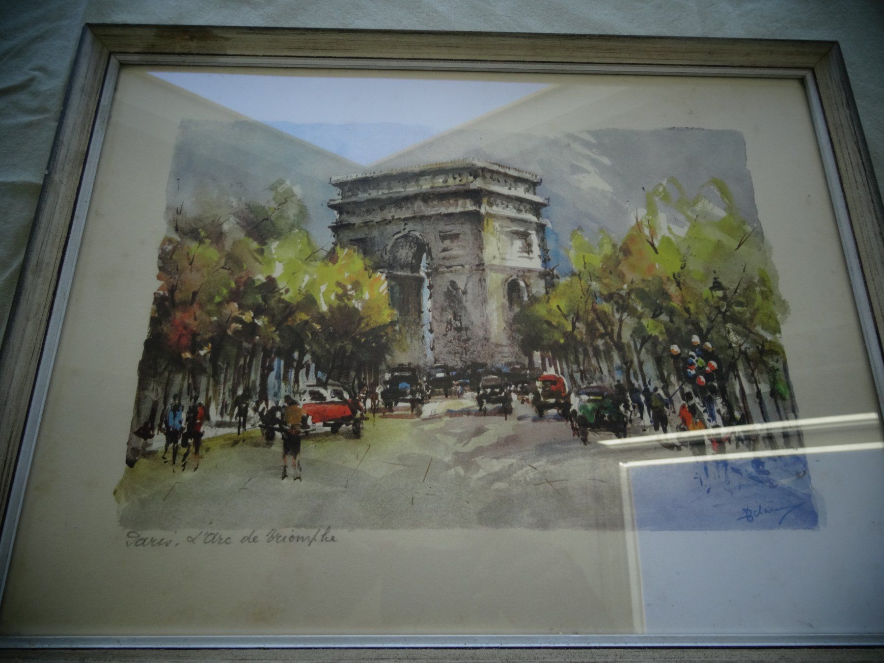 Dipinti: Aquarell Paris signiert – Usato da Neerach venduto da jenny062 3