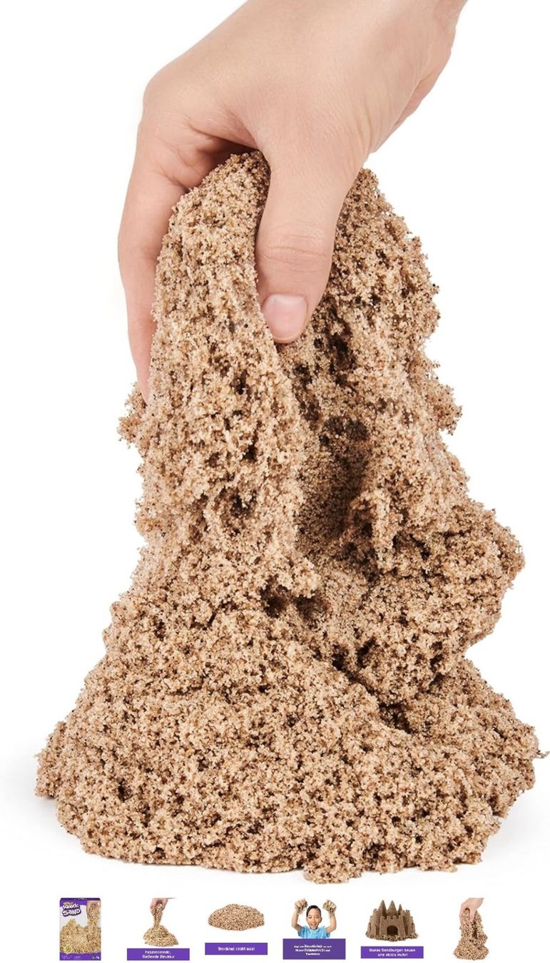 Materiale per modellare: Kinetic sand  / Sable magic, facile à modeler, ne sèche pas. – Nuovo e nell'imballaggio originale da Misery venduto da Titi57 9