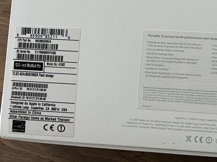 Apple Notebook: Apple MacBook Pro, 13.3“ Retina Display – Usato da Meierskappel venduto da schoene_dinge 4